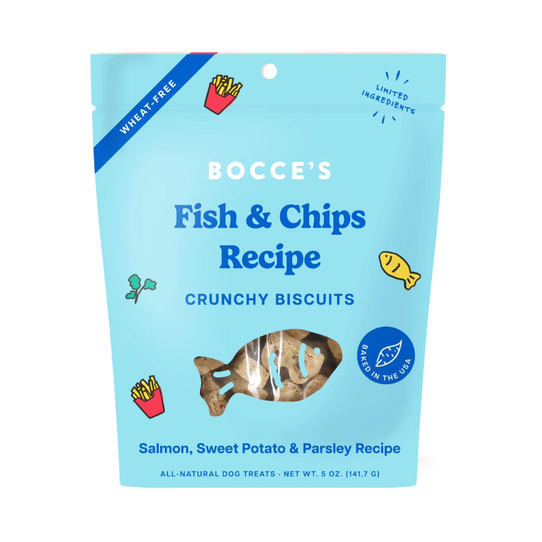 Fish & Chips - Salmon, Sweet Potato & Parsley Biscuits