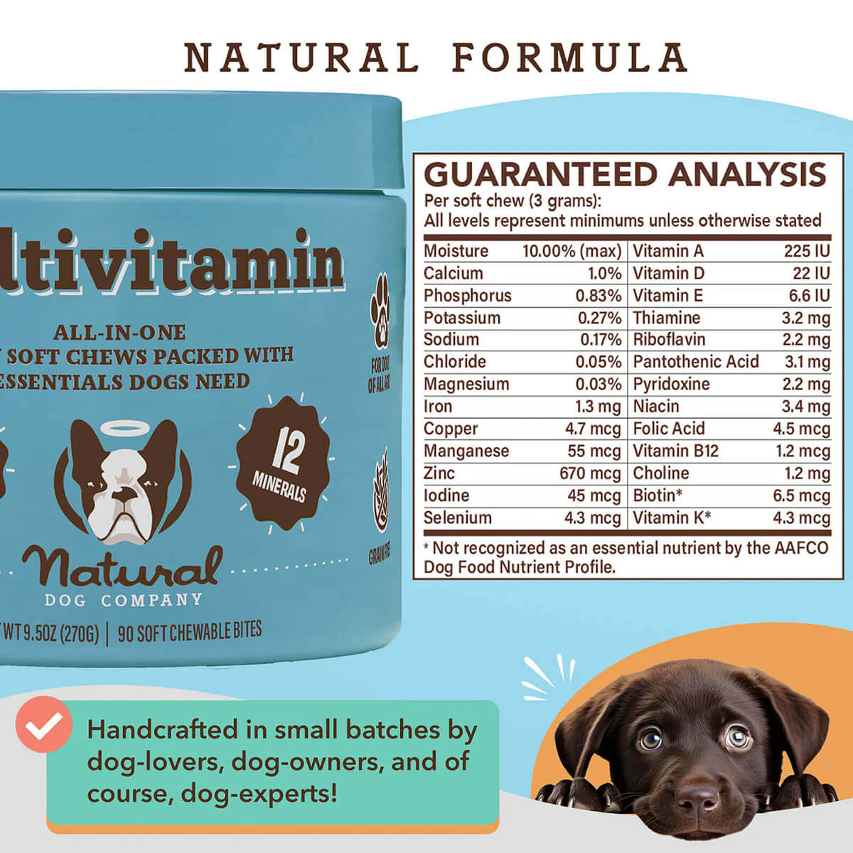 Multivitamin Supplement for Dogs (90 chews)