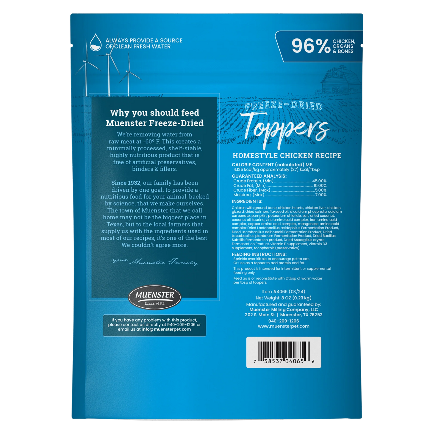 Freeze-Dried Topper Homestyle Chicken Recipe