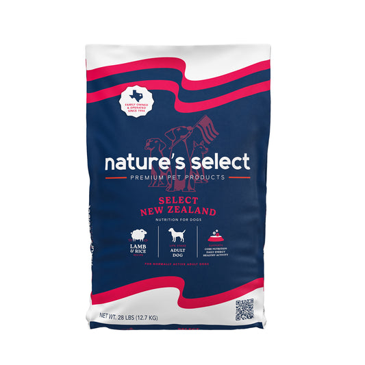 Nature's Select New Zealand Lamb & Rice Recipe - Dry Dog Food for Adults