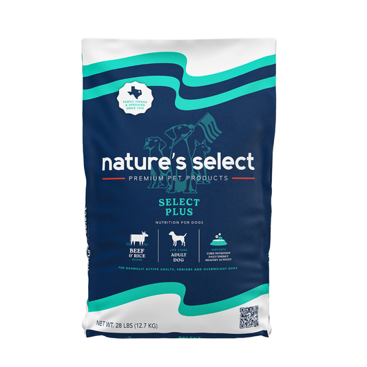 Nature's Select Plus - Beef & Rice Recipe, Dry Dog Food for Adults