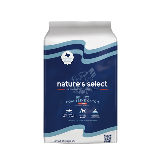 Nature's Select Coastline Catch Recipe - Grain Free Fish, Dry Dog Food for Adults