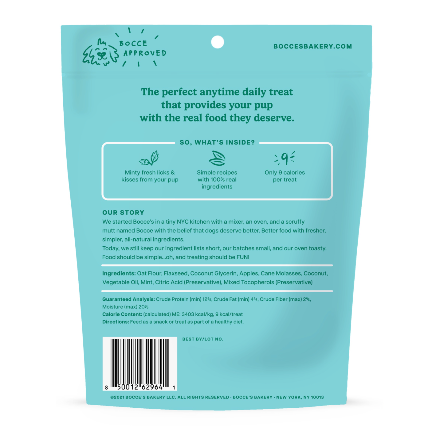 Brushy Bites - Apple & Mint Soft & Chewy Treats for Fresh Breath