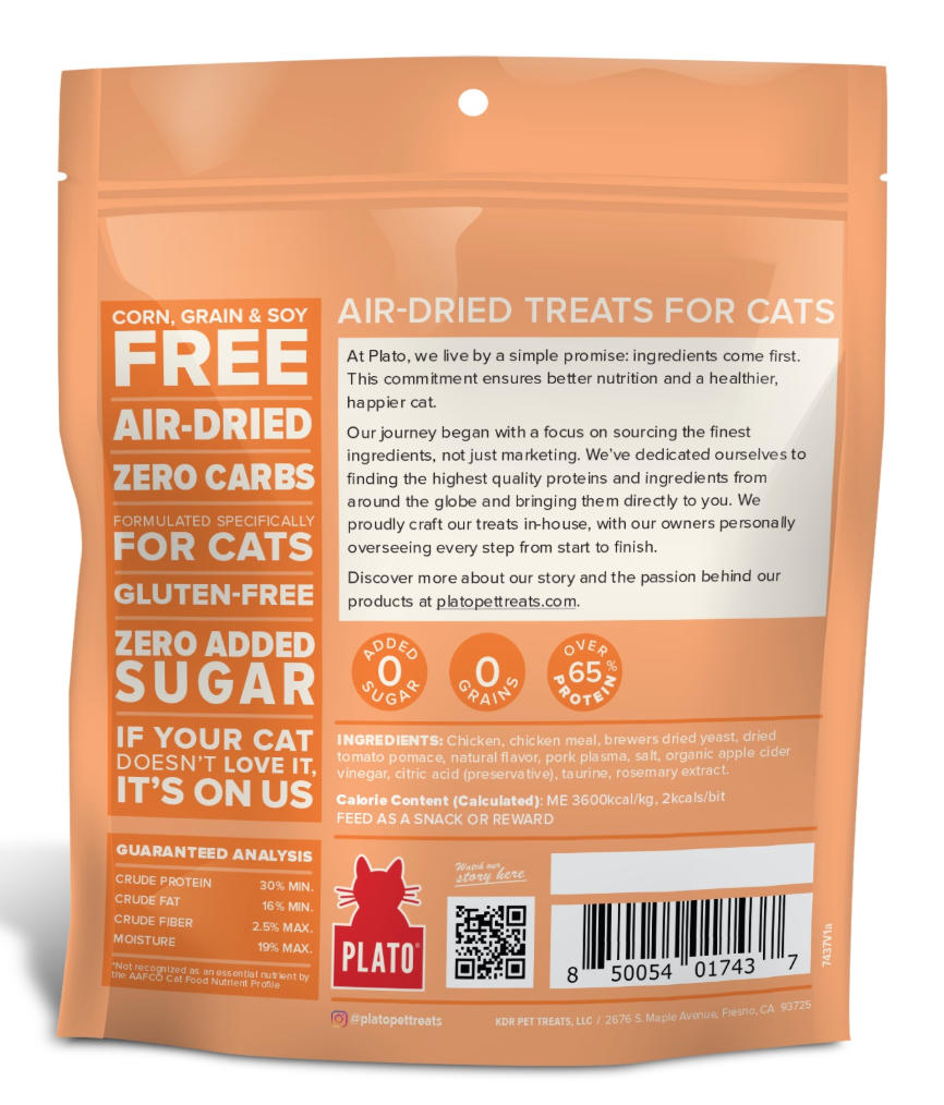 Air-Dried Cat Treats - Chicken Recipe