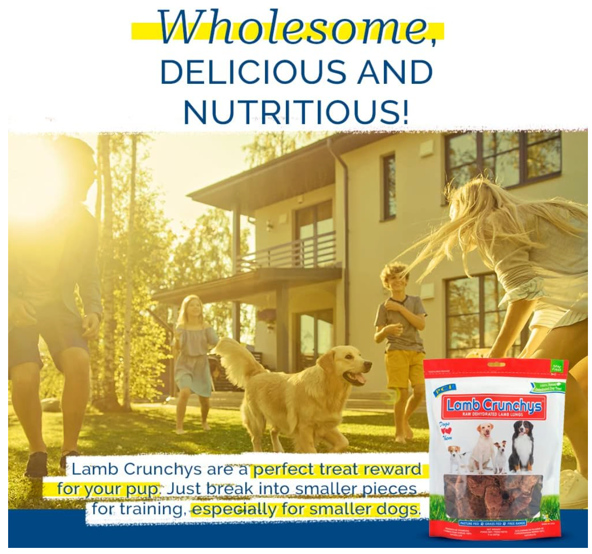 Lamb Crunchys Dog Treats