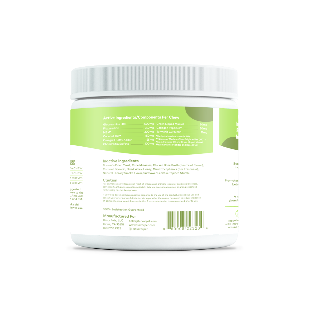 Furvor - Mobility Soft Chews for Hip & Joint Support