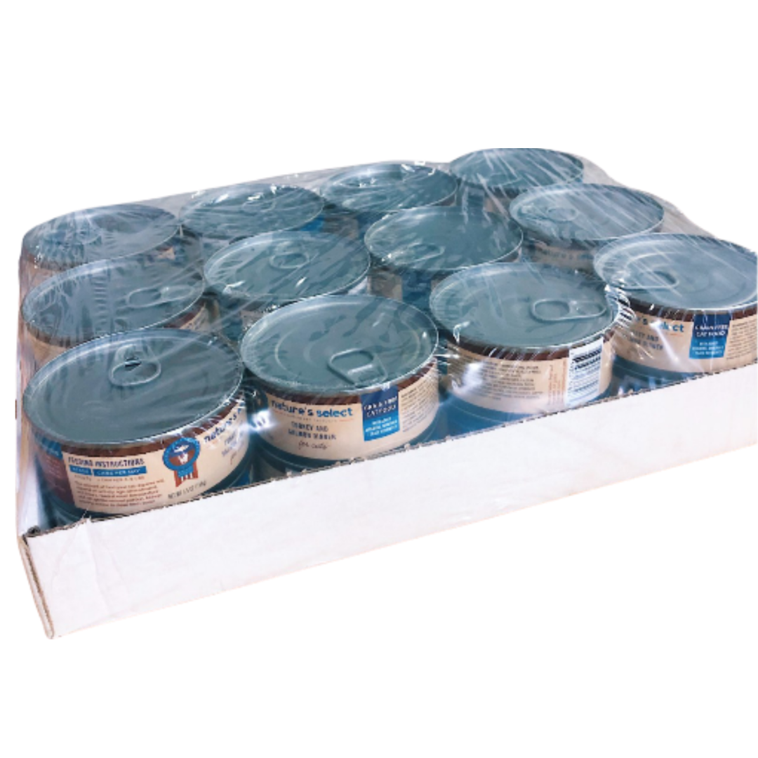 Nature's Select - Turkey & Salmon Dinner - Canned Food for Cats - Cat Food
