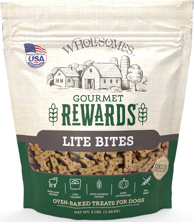 Wholesomes Gourmet Rewards Lite Bites - Lamb Dog Biscuits 3 lbs