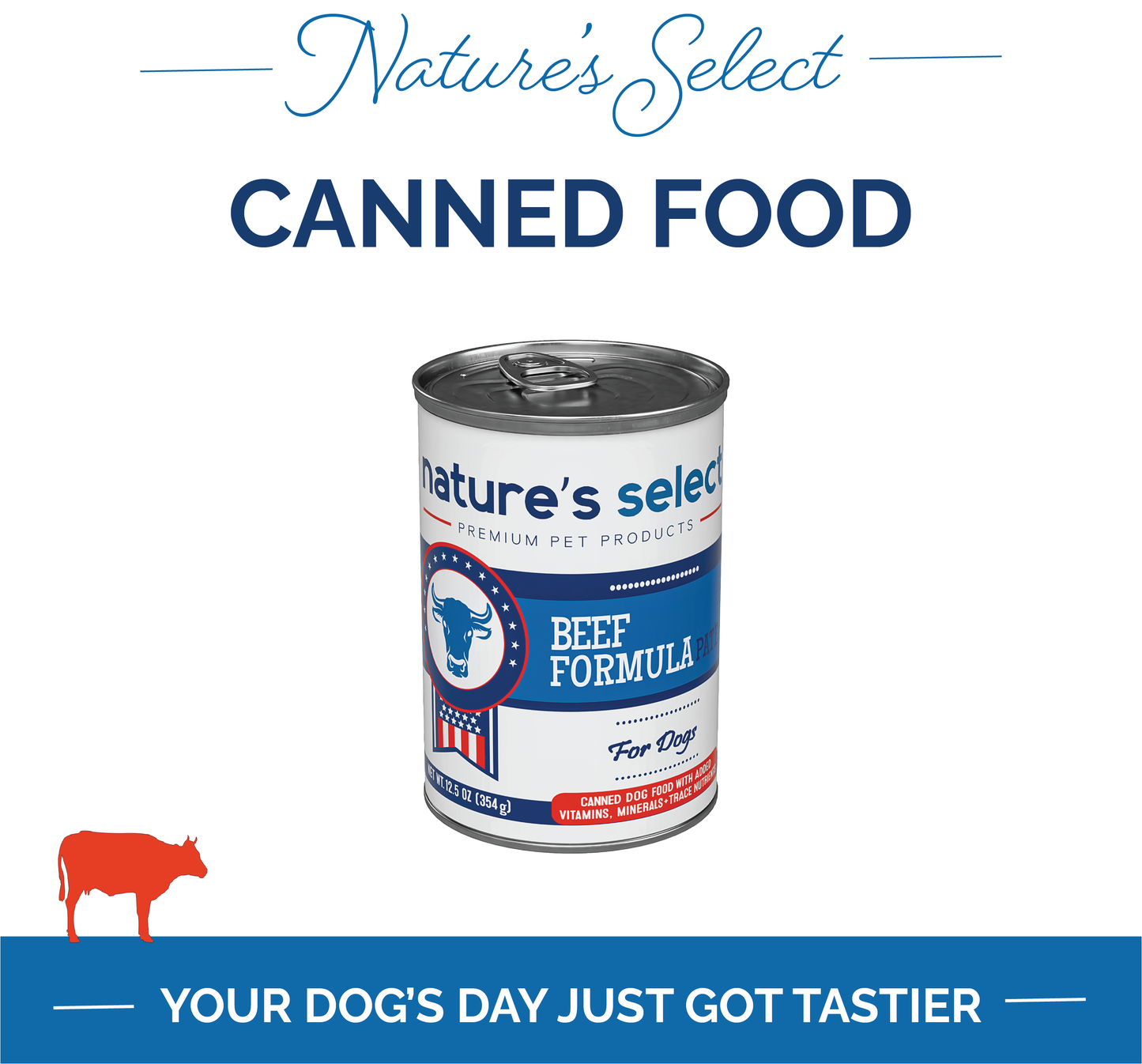 Nature's Select - Beef Formula Paté - Canned Food For Dogs