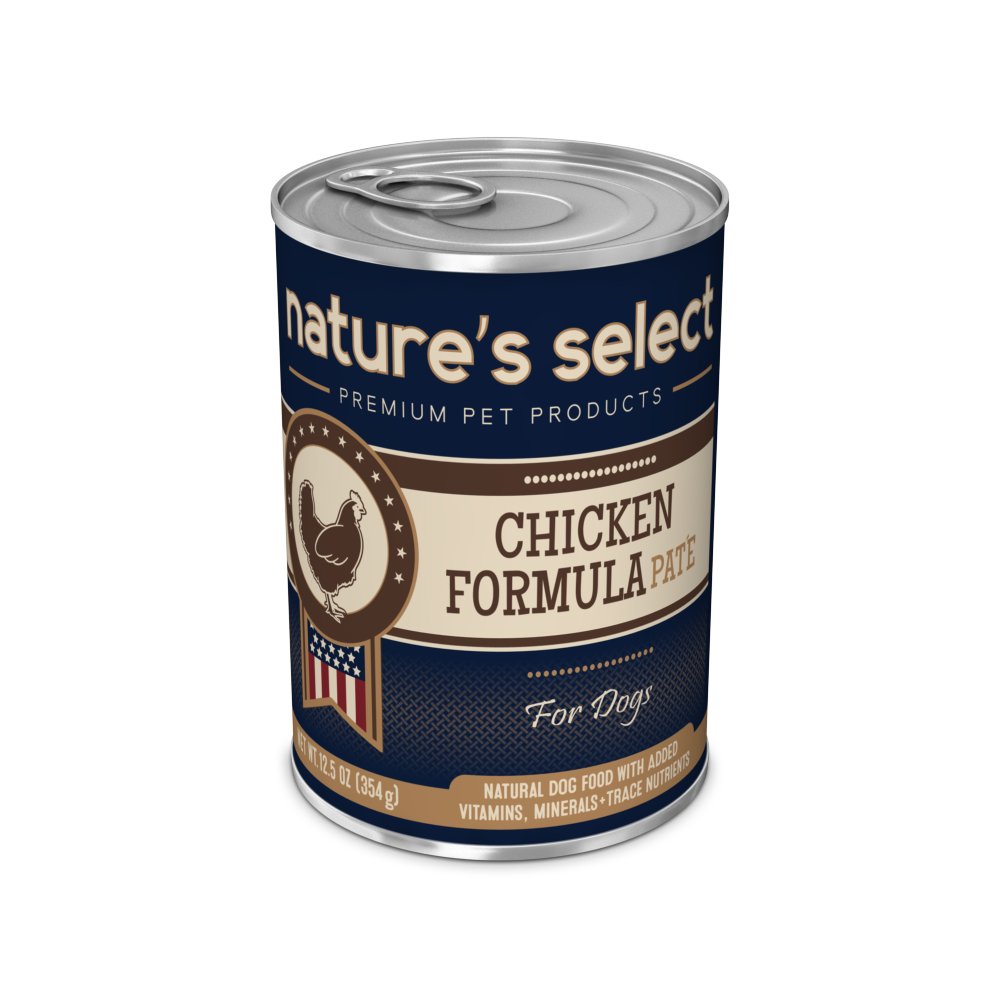 Nature's Select - Chicken Formula Paté - Canned Food For Dogs