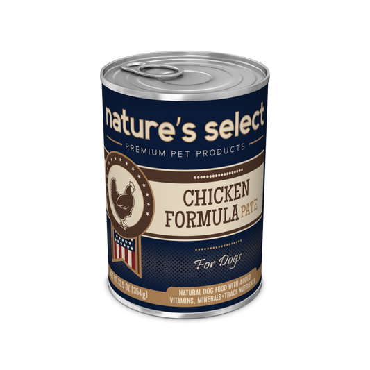Nature's Select - Chicken Formula Paté - Canned Food For Dogs