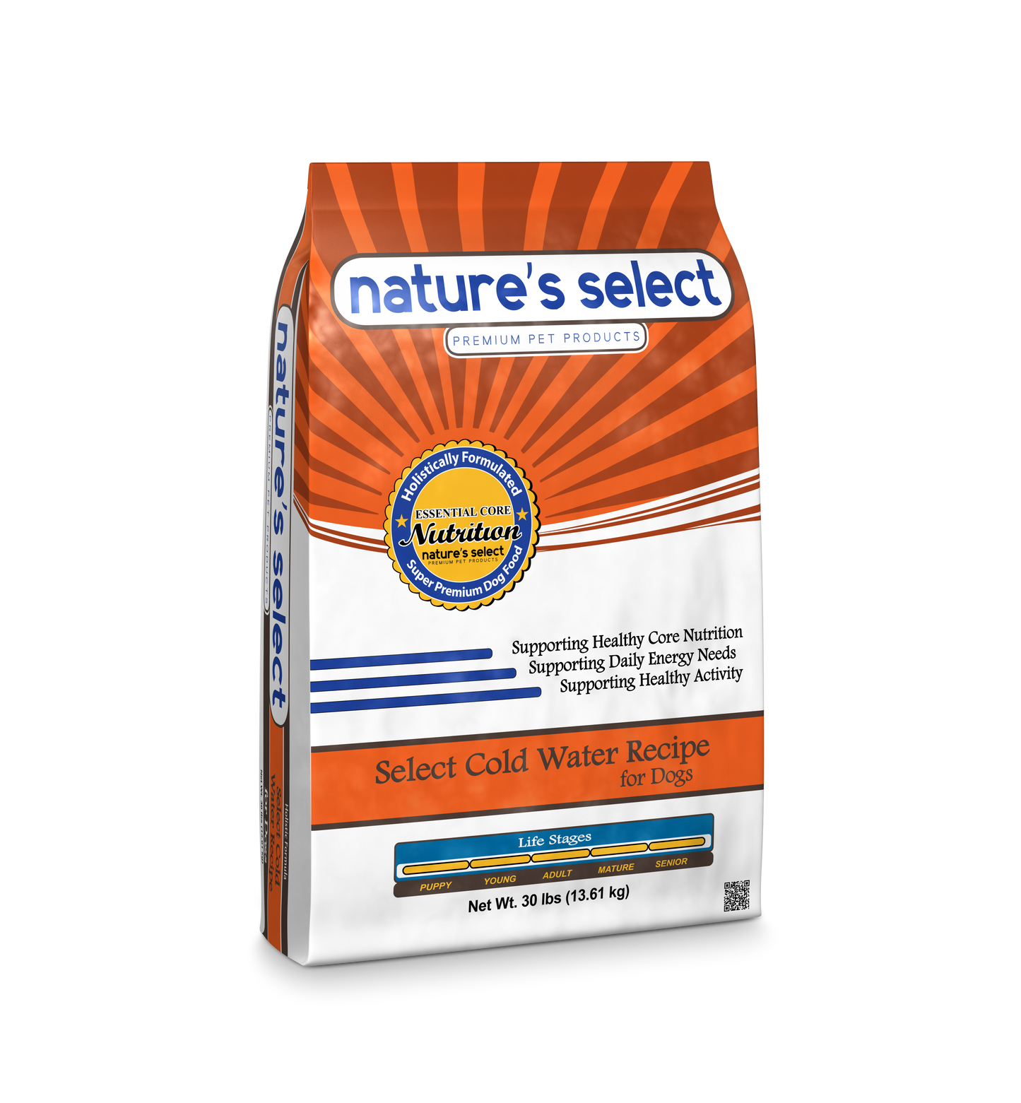 Nature's Select Cold Water Recipe - White Fish & Sweet Potato, Dry Dog Food for All Life Stages