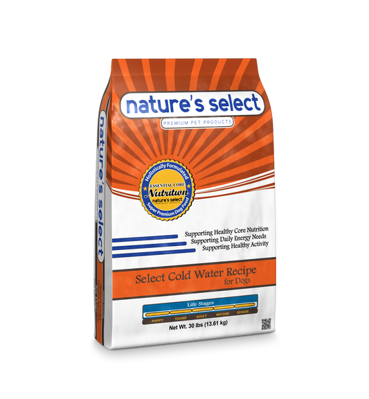 Nature's Select Cold Water Recipe - White Fish & Sweet Potato, Dry Dog Food for All Life Stages