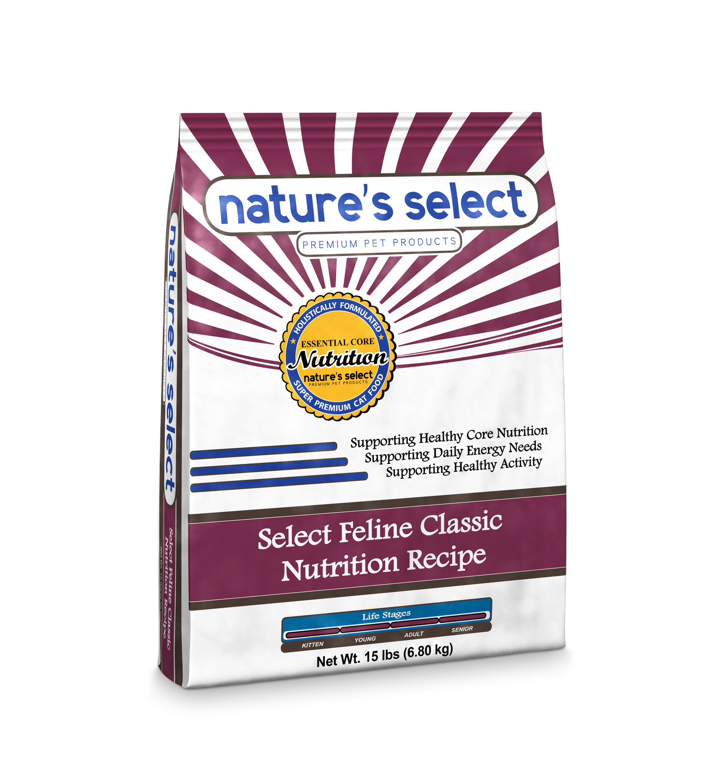 Nature's Select Feline Classic Nutrition Recipe - Dry Cat Food for All Ages
