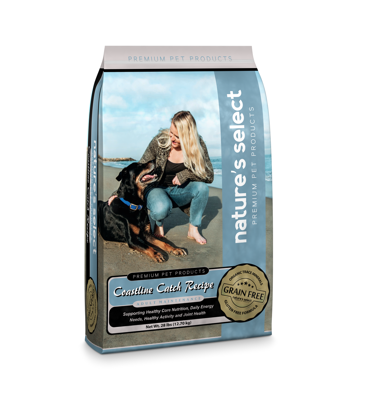Nature's Select Coastline Catch Recipe - Grain Free Fish, Dry Dog Food for Adults