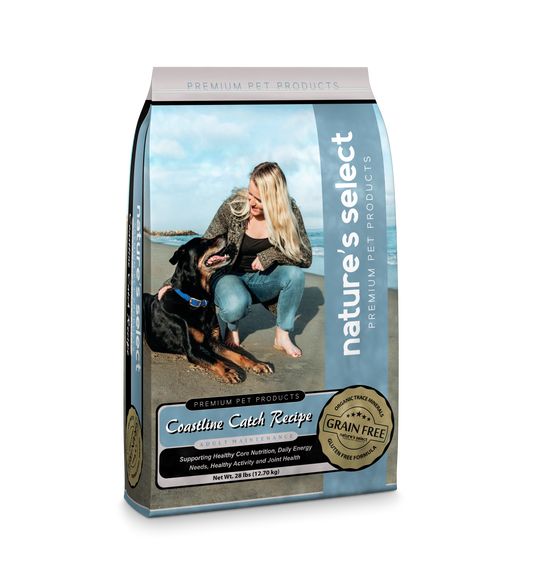 Nature's Select Coastline Catch Recipe - Grain Free Fish, Dry Dog Food for Adults