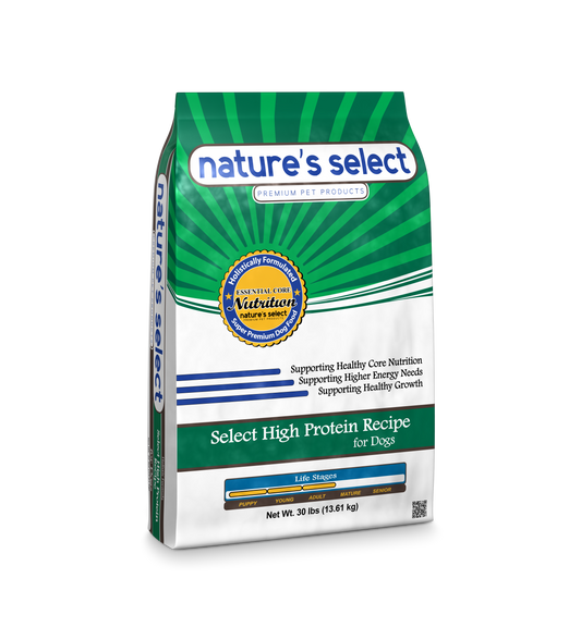 Nature's Select High Protein Recipe - Chicken & Rice, Dry Dog Food for All Life Stages