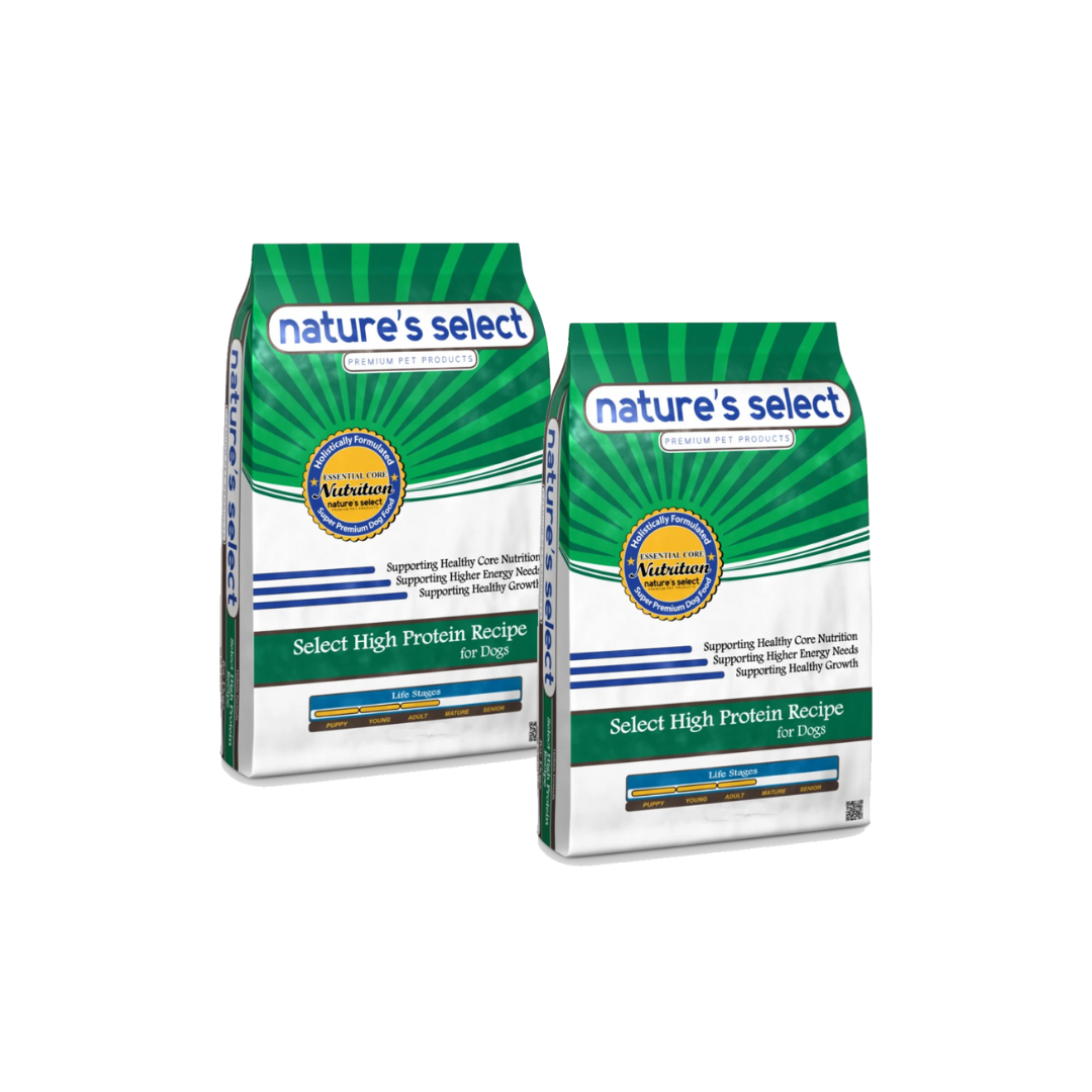 Nature's Select High Protein Recipe - Chicken & Rice, Dry Dog Food for All Life Stages