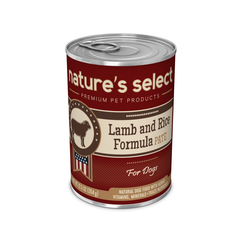 Nature's Select - Lamb & Rice Formula Paté - Canned Food For Dogs