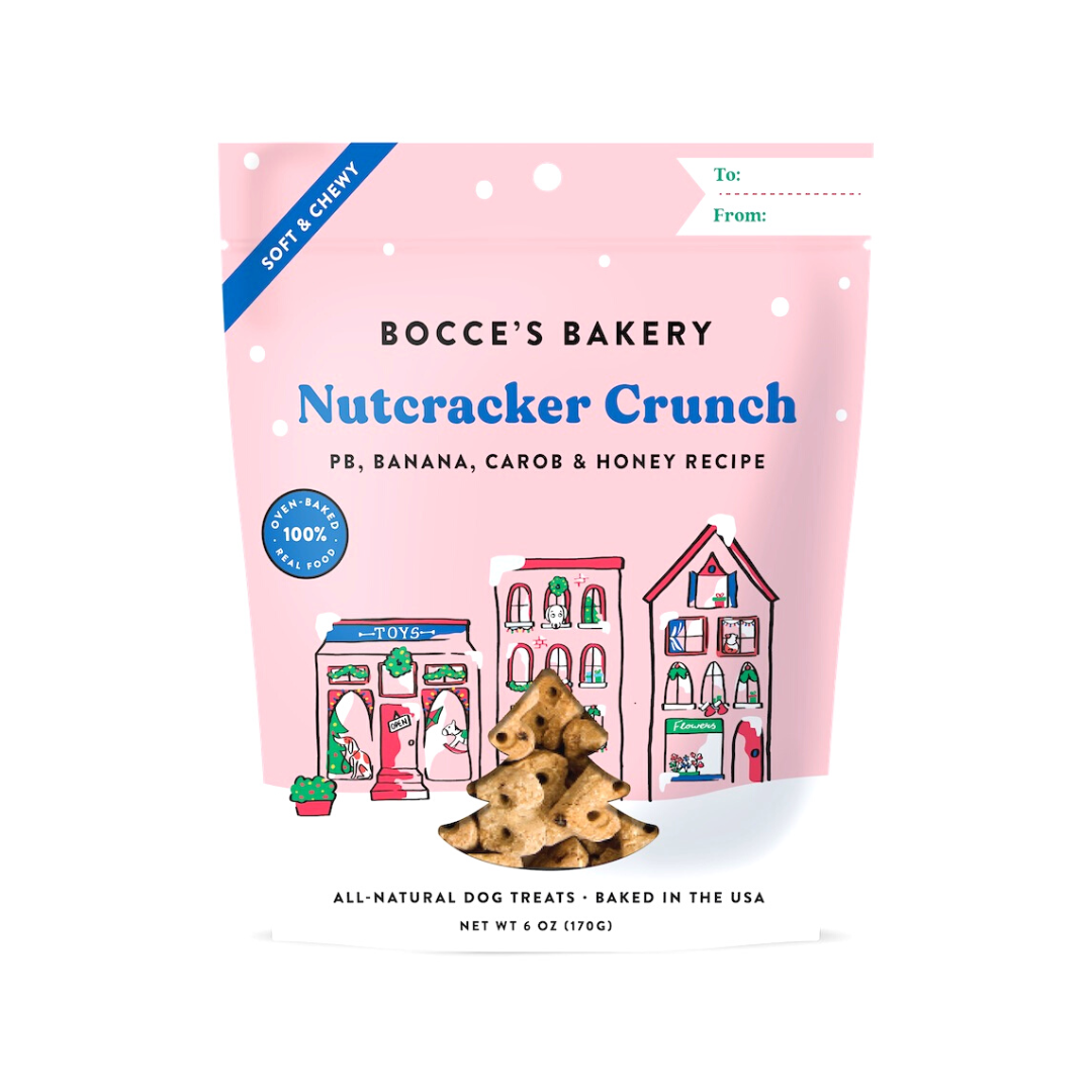Nutcracker Crunch! Peanut Butter, Banana & Honey Dog Treats