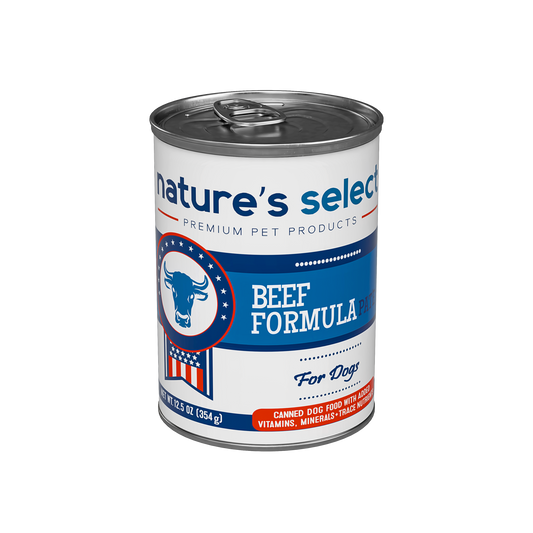 Nature's Select - Beef Formula Paté - Canned Food For Dogs