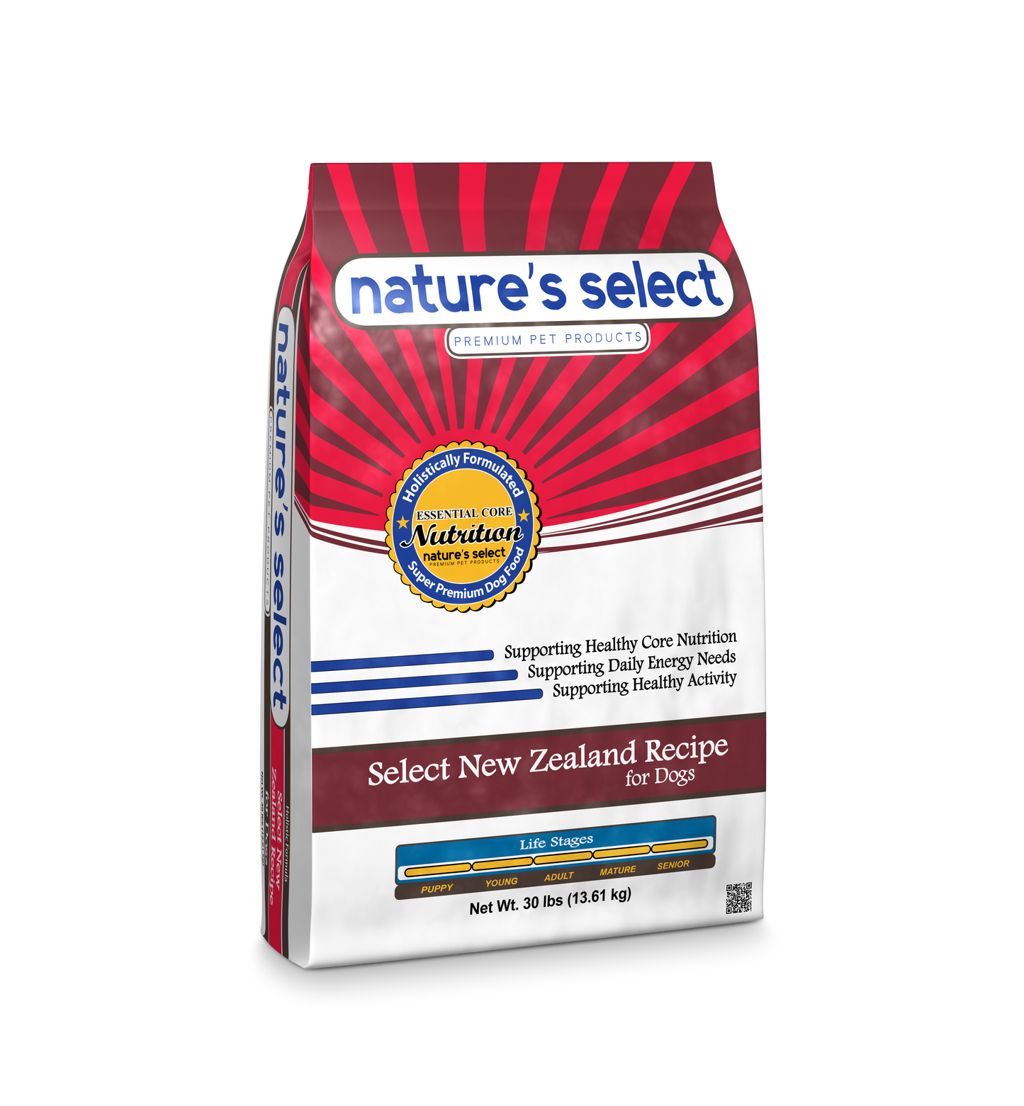 Nature's Select New Zealand Recipe - Lamb & Rice, Dry Dog Food for All Life Stages