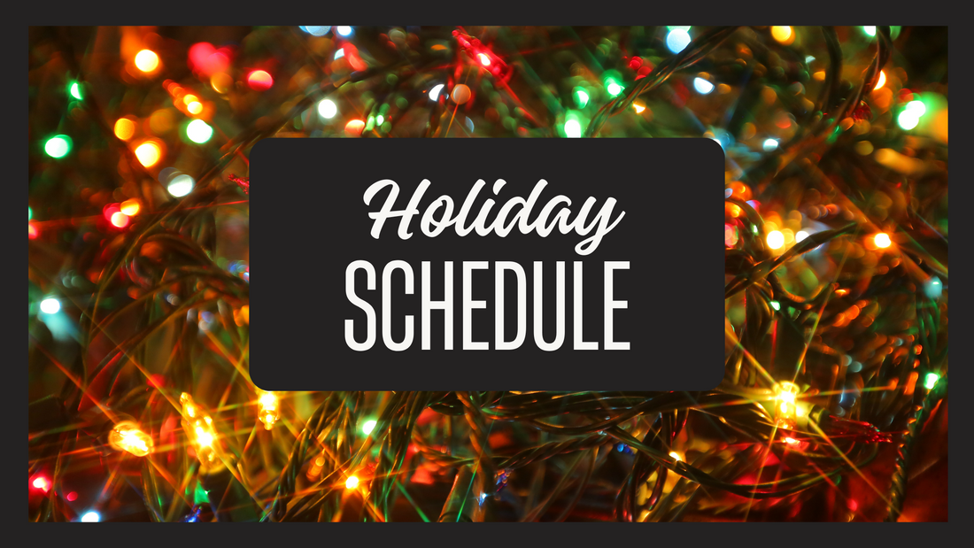 2024 Holiday Schedule