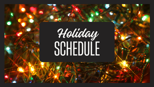 2024 Holiday Schedule