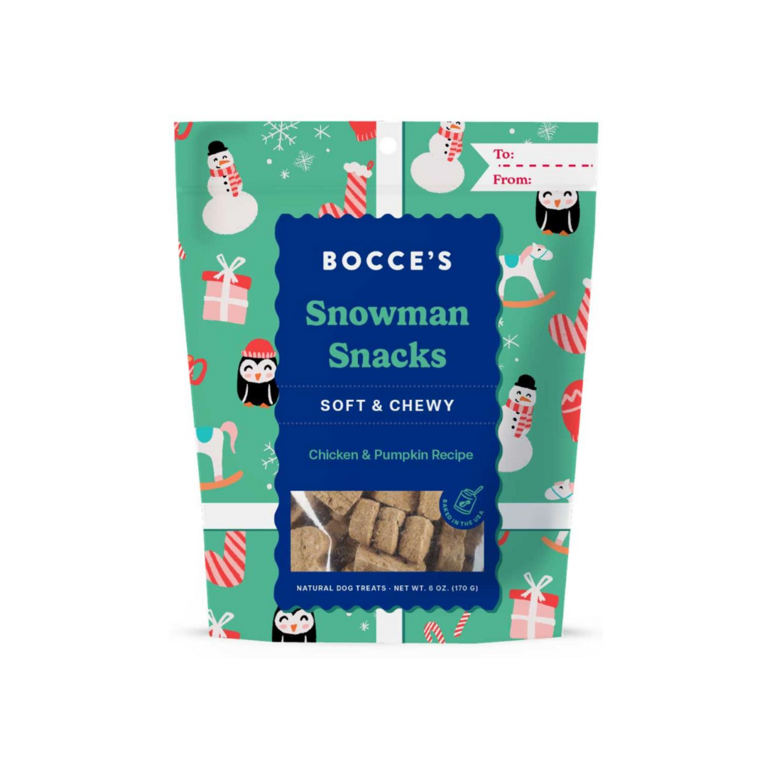 Snowman Snacks - Chicken & Pumpkin Soft & Chewy Dog Treats