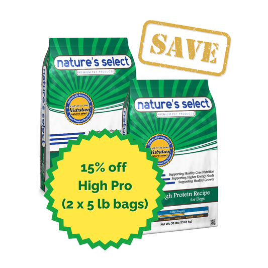 Nature's Select High Protein Recipe - Chicken & Rice, Dry Dog Food for All Life Stages