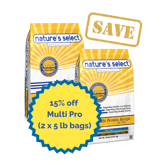 Nature's Select Multi Protein Recipe - Beef, Chicken & Pork, Dry Dog Food for All Life Stages