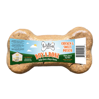 The Lazy Dog Mega Cookie Bone - Chicken & Sweet Potato Dog Treat