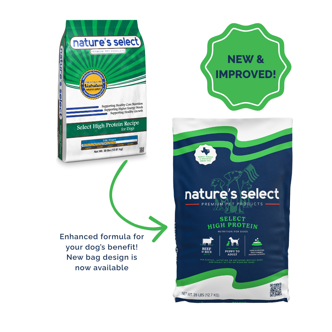 Nature's Select High Protein Recipe - Beef & Rice, Dry Dog Food for All Life Stages