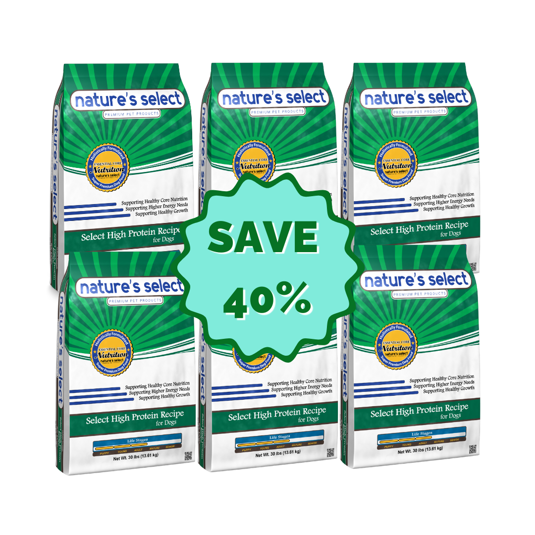 Nature's Select High Protein Recipe - Chicken & Rice, Dry Dog Food for All Life Stages