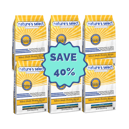 Nature's Select Multi Protein Recipe - Beef, Chicken & Pork, Dry Dog Food for All Life Stages
