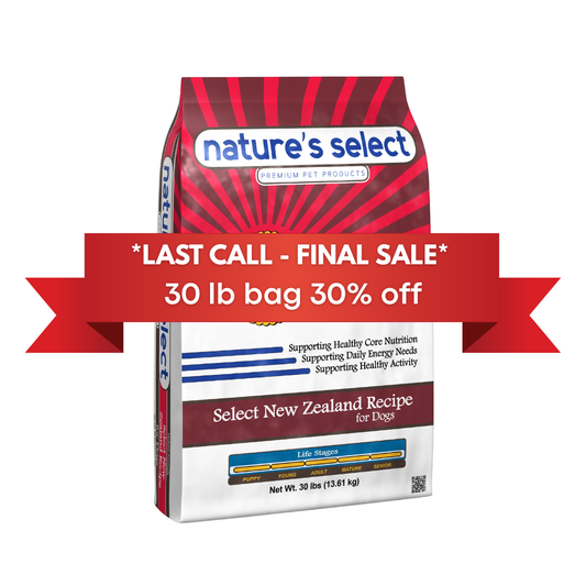 Nature's Select New Zealand Recipe - Lamb & Rice, Dry Dog Food for All Life Stages