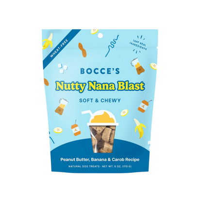Nutty Nana Blast - PB, Banana & Carob Soft & Chewy Treats