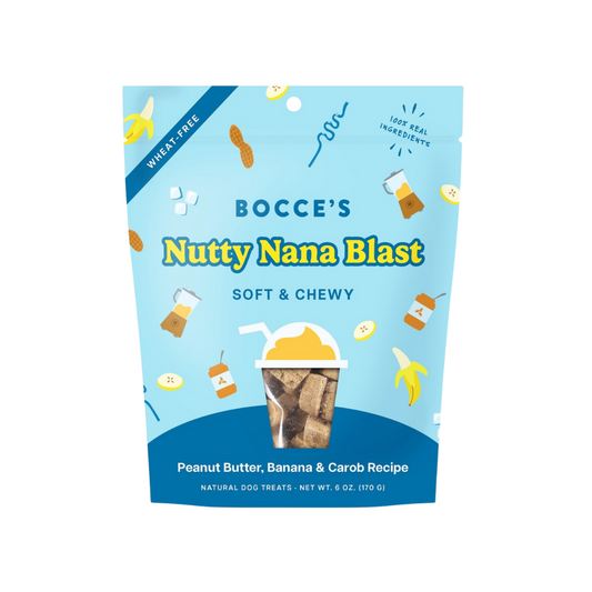 Nutty Nana Blast - PB, Banana & Carob Soft & Chewy Treats