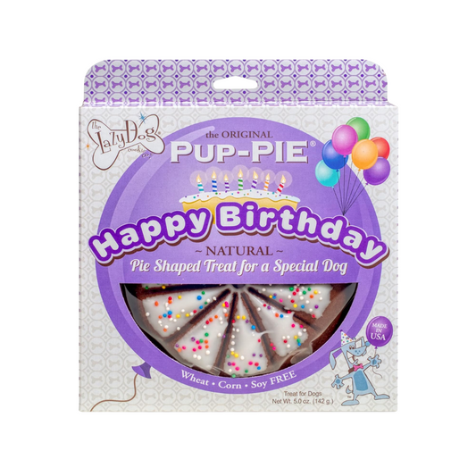 Happy Birthday Pup Pie - Pumpkin & Peanut Butter