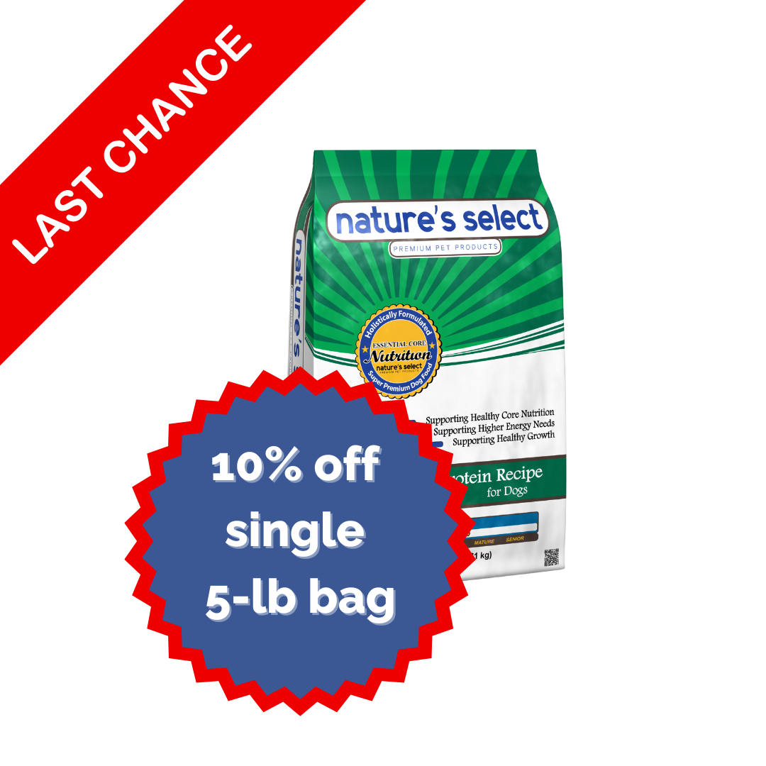Nature's Select High Protein Recipe - Chicken & Rice, Dry Dog Food for All Life Stages