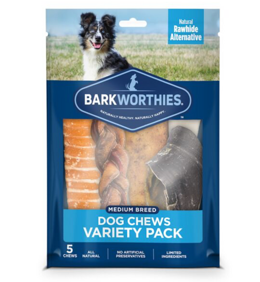 Barkworthies Variety Pack Dog Treats