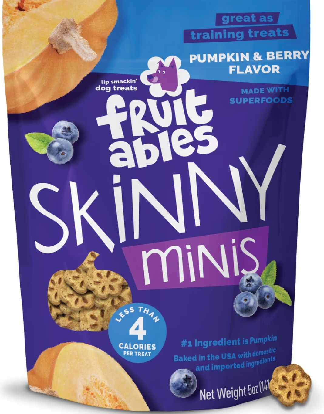 Skinny Minis Pumpkin Berry Chewy Dog Treats