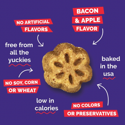 Fruitables -  Apple Bacon Chewy Dog Treats