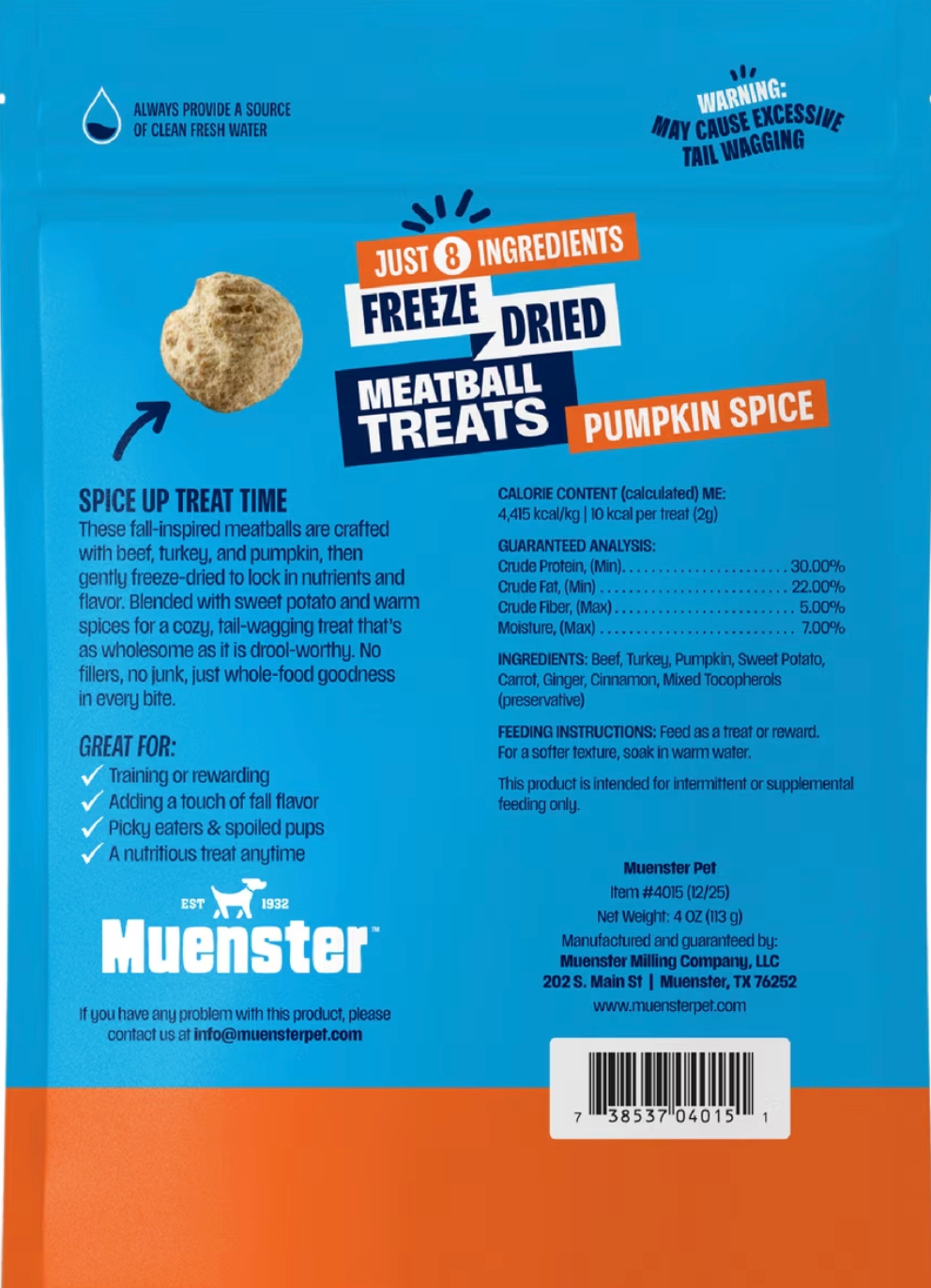 Pumpkin Spice Meatballs