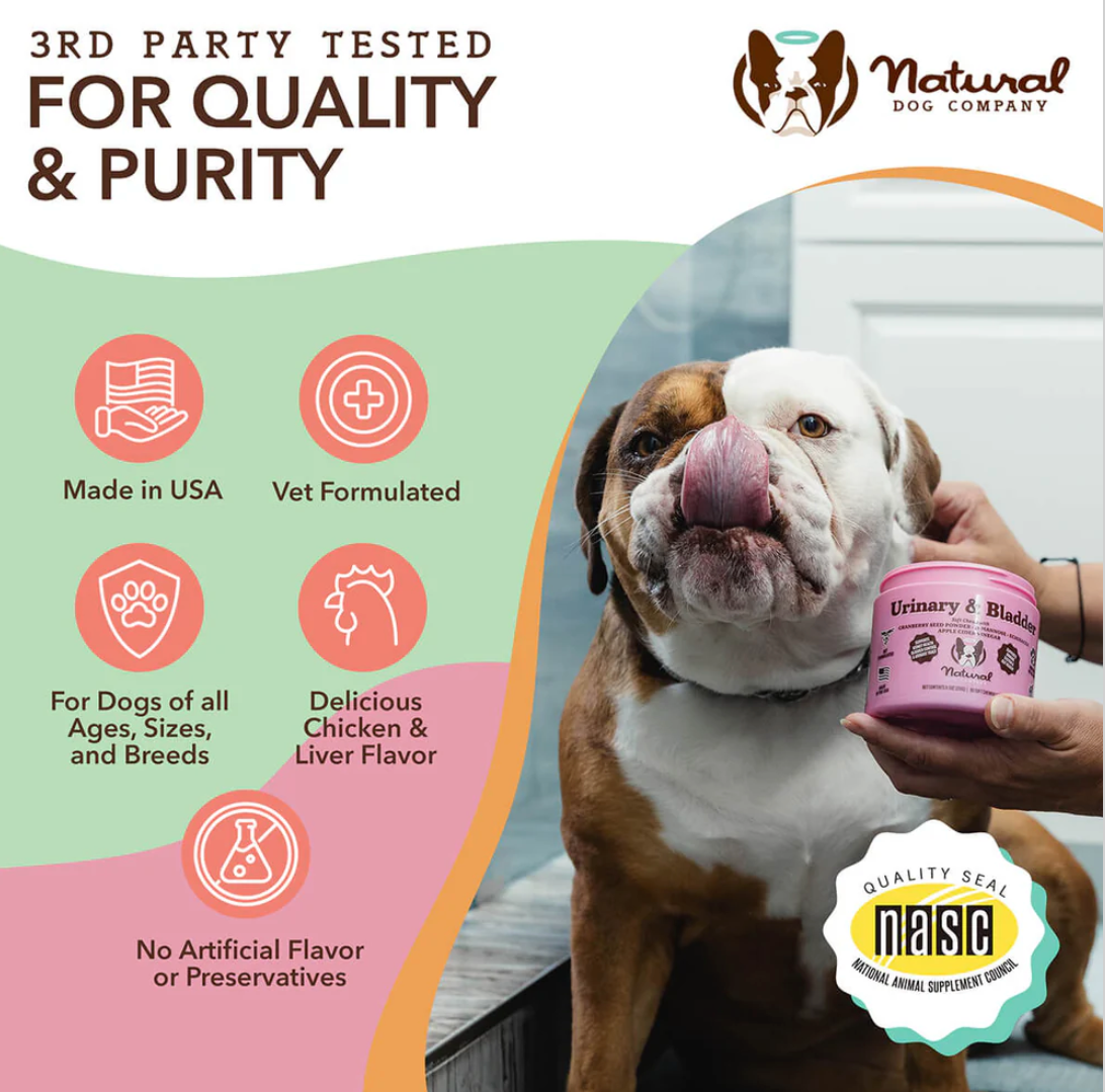Urinary & Bladder Supplement for Dogs (90 chews)