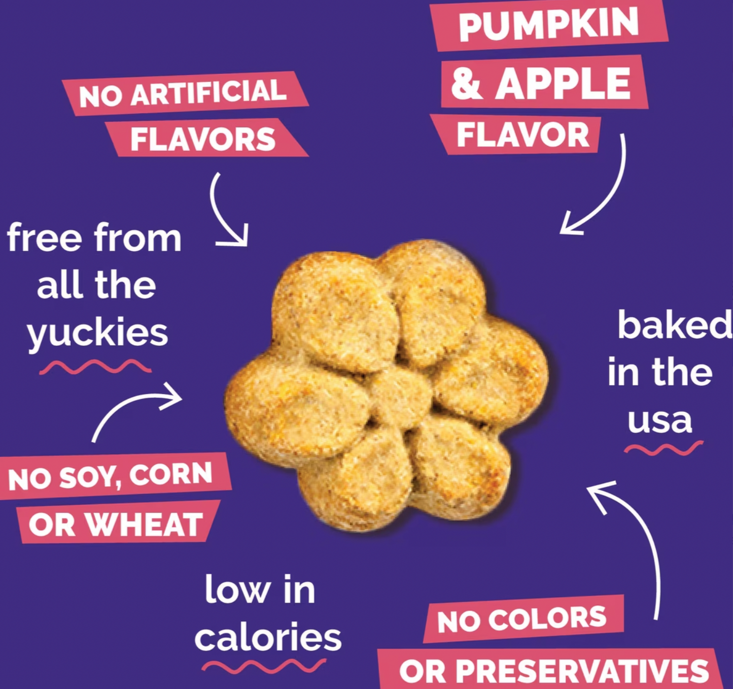 Fruitables - Pumpkin & Apple Dog Treat