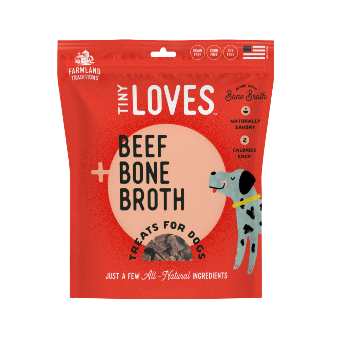 Tiny Loves Beef w/Bone Broth Dog Treats