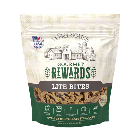 Wholesomes Gourmet Rewards Lite Bites - Lamb Dog Biscuits 3 lbs