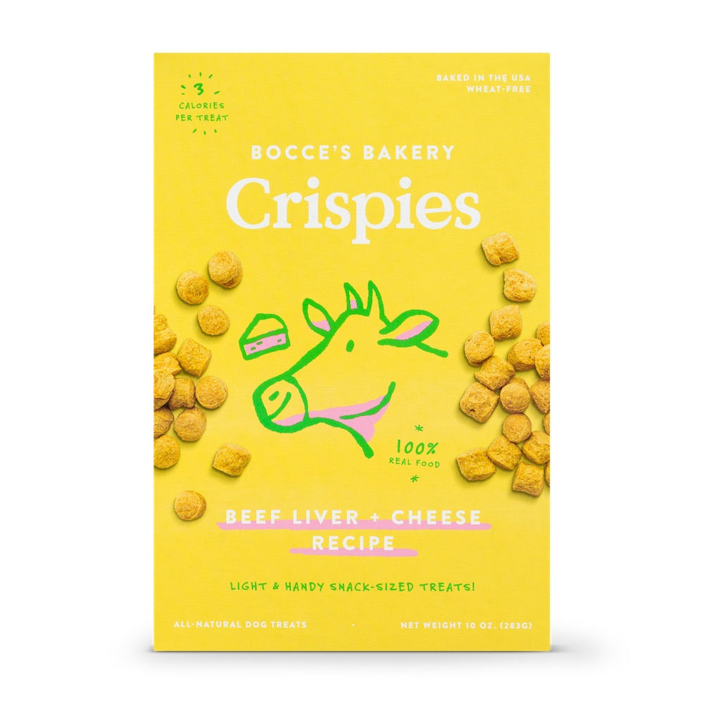 Crispies Beef Liver & Cheese Dog Treats
