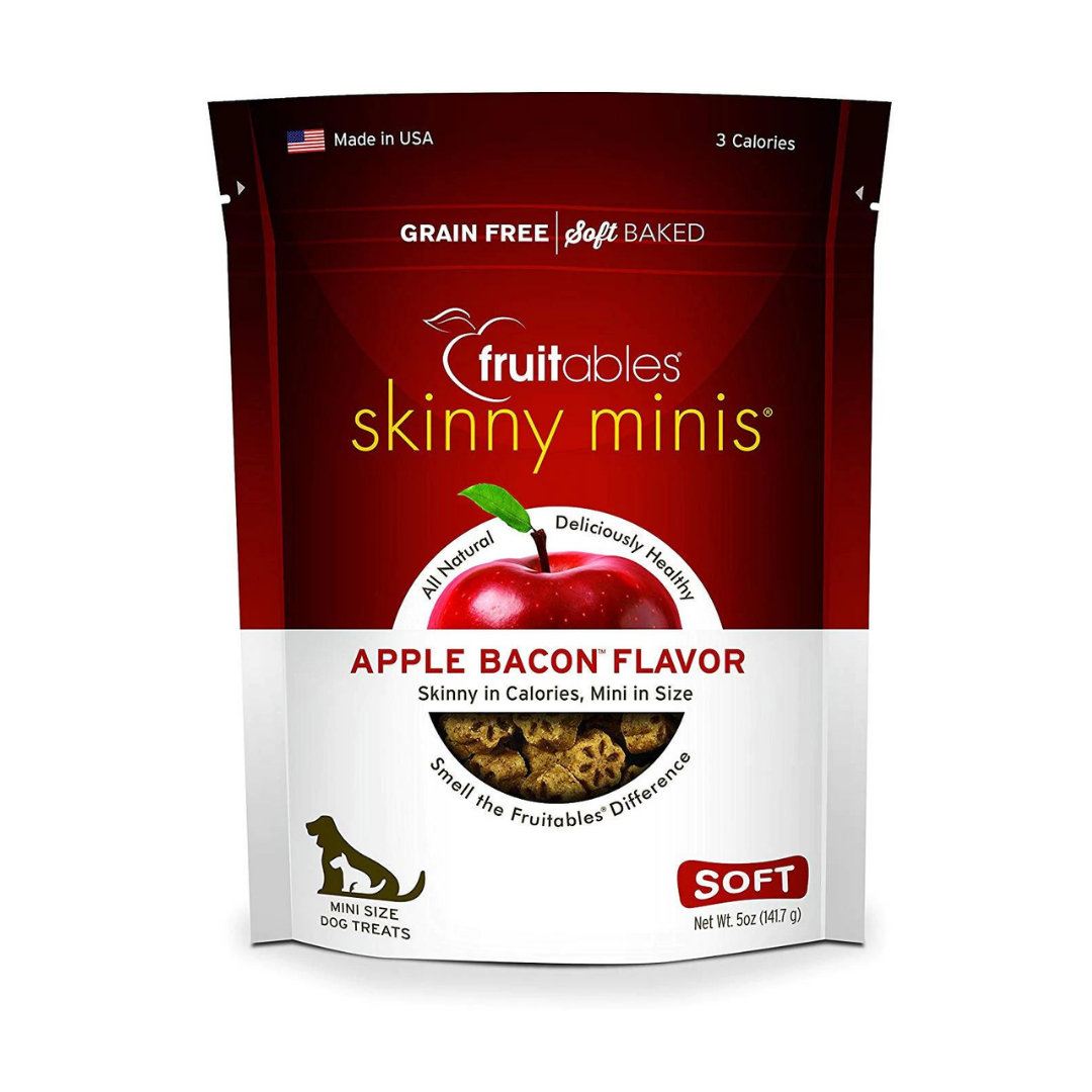 Skinny Minis Apple Bacon Chewy Dog Treats